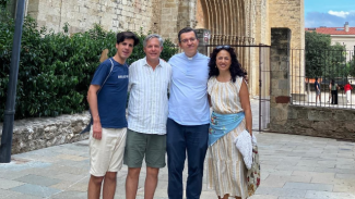 Fr Emili in Barcelona Freedom in Christ