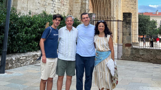 Fr Emili in Barcelona Freedom in Christ